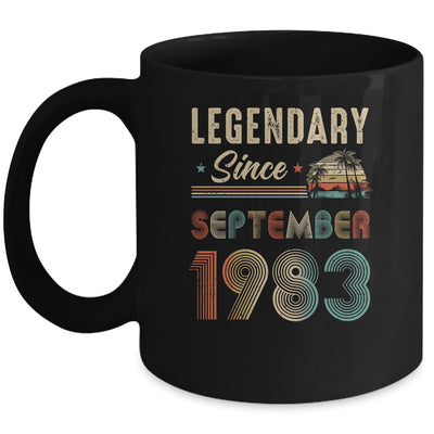 40 Years Old Legendary Since September 1983 40th Birthday Mug | teecentury