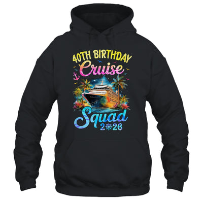 40th Birthday Cruise Squad 2026 Cruising Party Vacation Shirt & Tank Top | teecentury