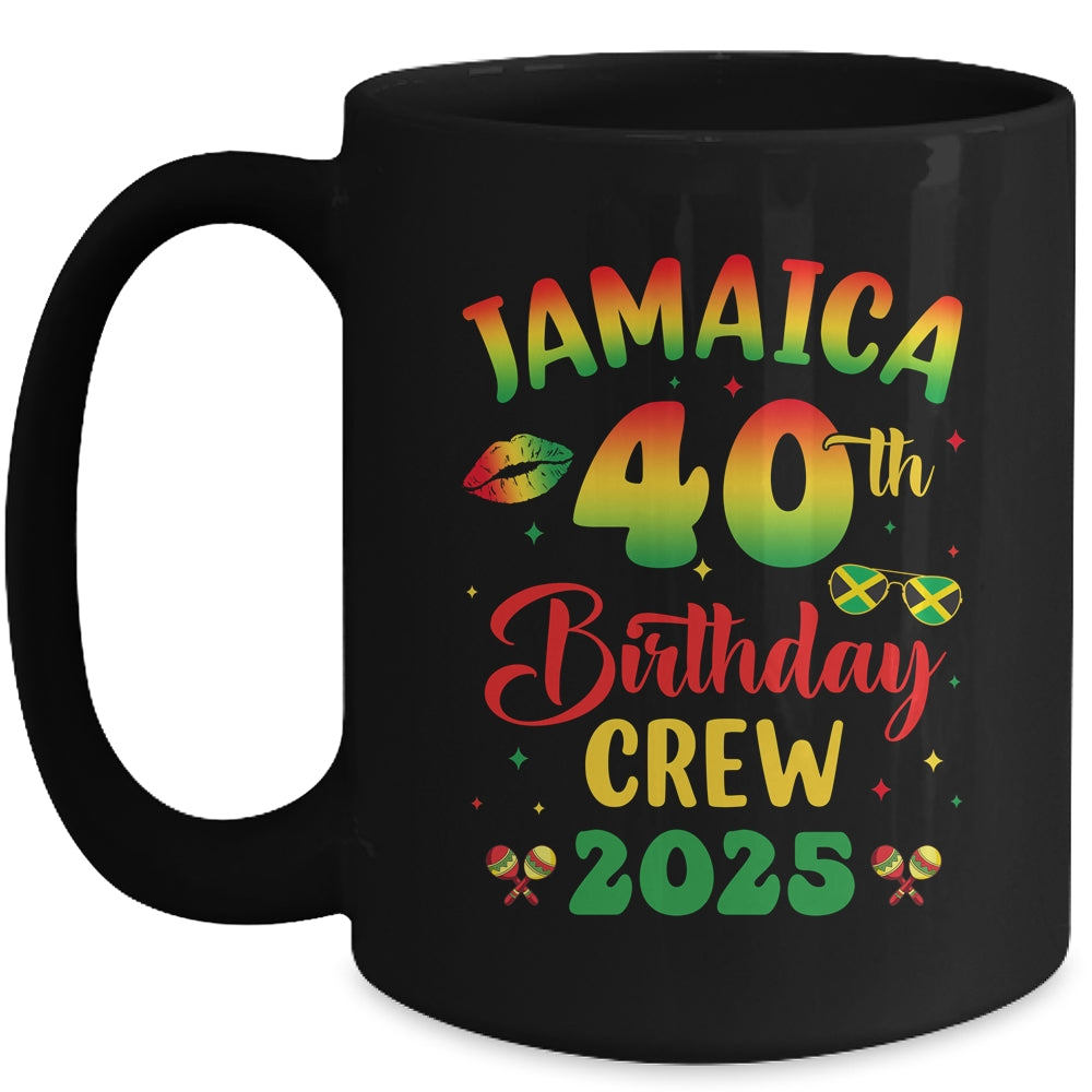 40th Birthday Girl Jamaica Birthday Crew Matching Group 2025 Mug | teecentury