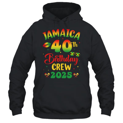40th Birthday Girl Jamaica Birthday Crew Matching Group 2025 Shirt & Tank Top | teecentury