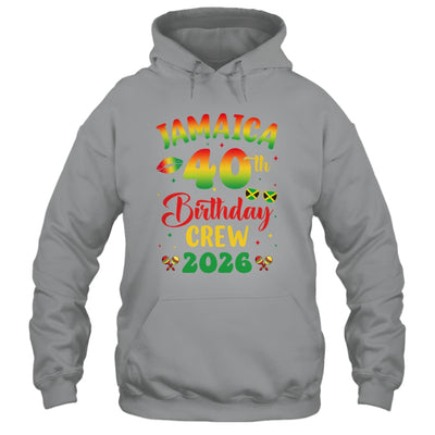 40th Birthday Girl Jamaica Birthday Crew Matching Group 2026 Shirt & Tank Top | teecentury