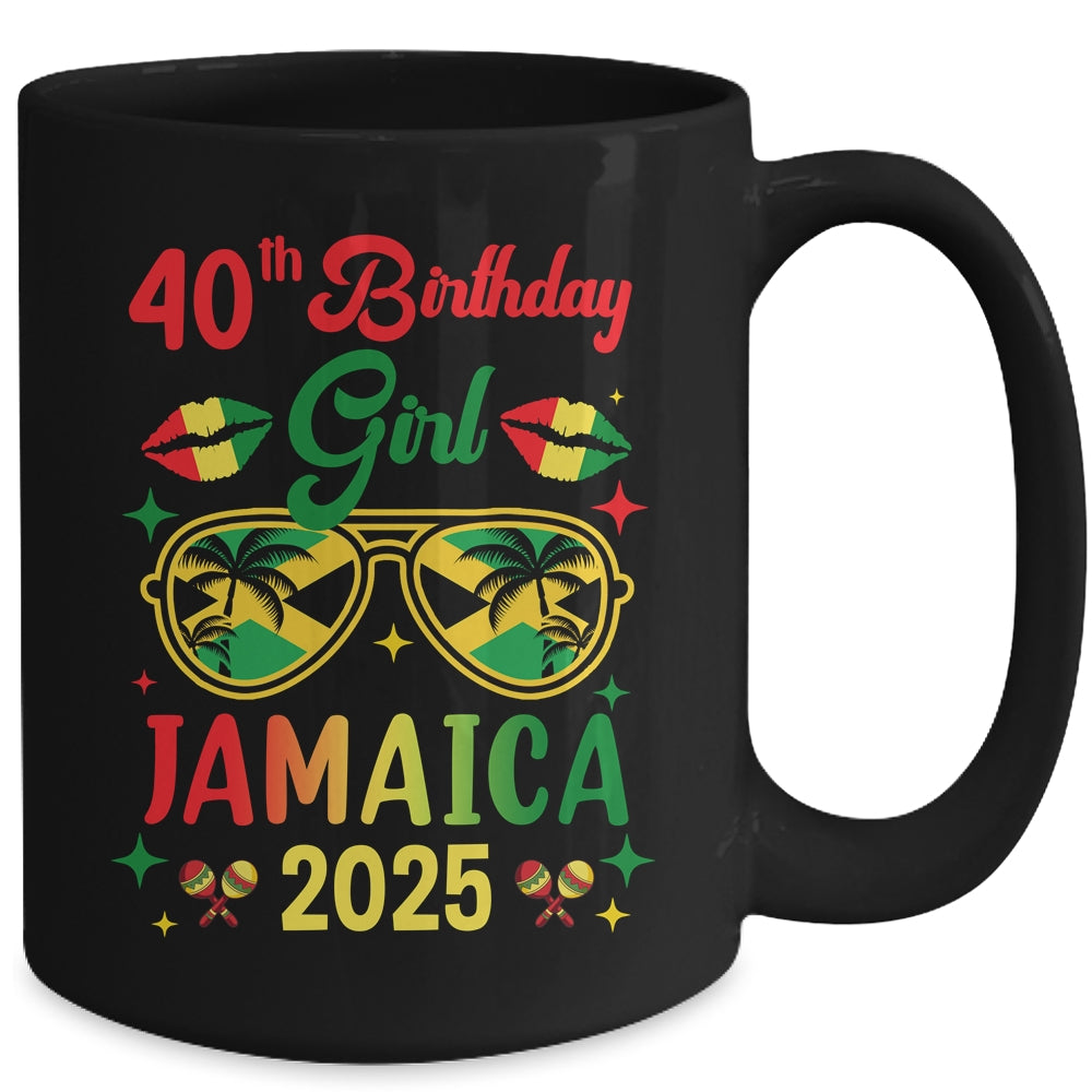 40th Birthday Girl Jamaica Vacation Party Outfit 2025 Mug | teecentury