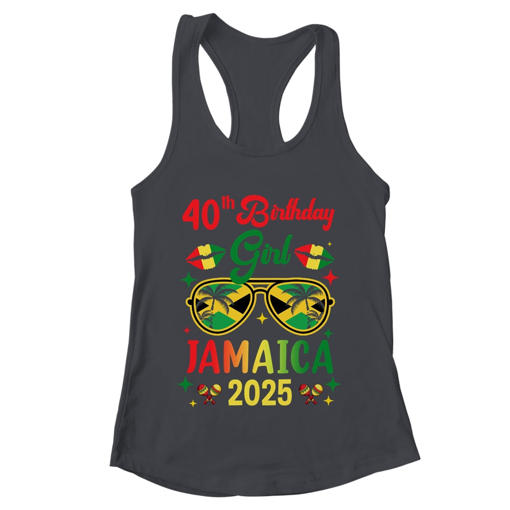 40th Birthday Girl Jamaica Vacation Party Outfit 2025 Shirt & Tank Top | teecentury