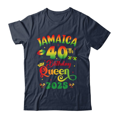 40th Birthday Queen Jamaica Girl Matching Party 2025 Shirt & Hoodie | teecentury