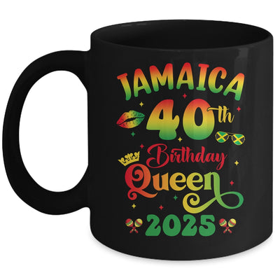 40th Birthday Queen Jamaica Girl Matching Party 2025 Mug | teecentury