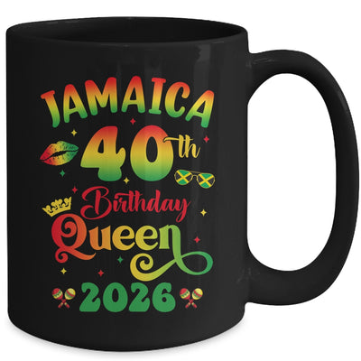 40th Birthday Queen Jamaica Girl Matching Party 2026 Mug | teecentury