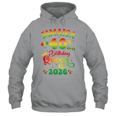40th Birthday Queen Jamaica Girl Matching Party 2026 Shirt & Tank Top | teecentury