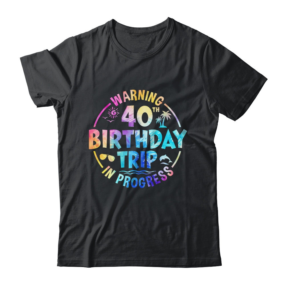 40th Birthday Trip Men Women Family 40 Years Old Birthday Shirt & Tank Top | teecentury