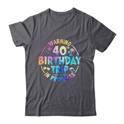 40th Birthday Trip Men Women Family 40 Years Old Birthday Shirt & Tank Top | teecentury
