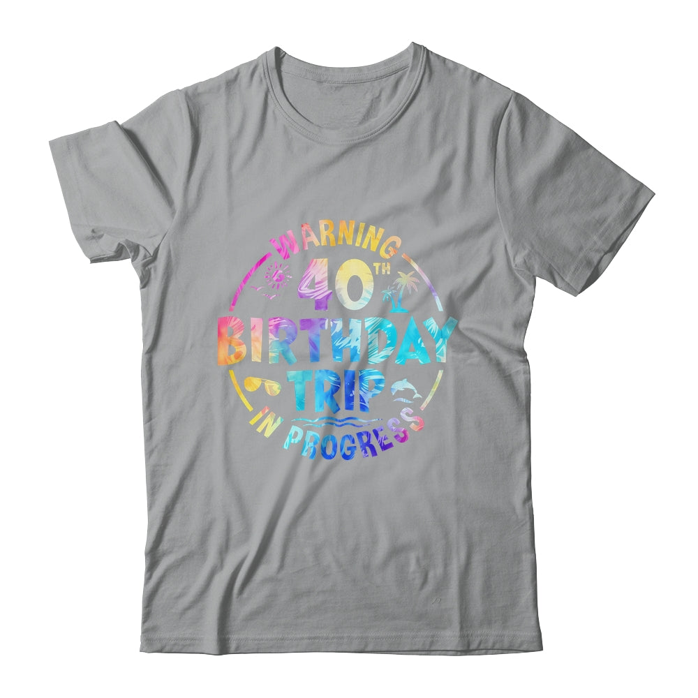40th Birthday Trip Men Women Family 40 Years Old Birthday Shirt & Tank Top | teecentury