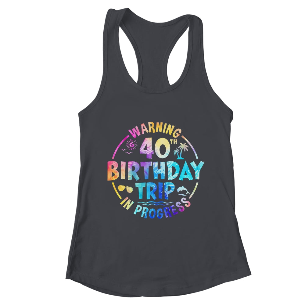 40th Birthday Trip Men Women Family 40 Years Old Birthday Shirt & Tank Top | teecentury