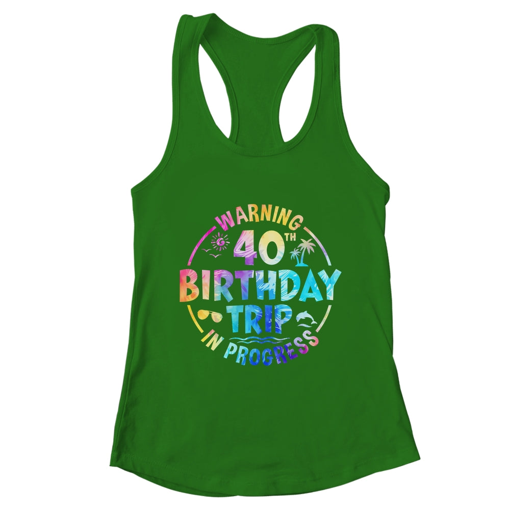 40th Birthday Trip Men Women Family 40 Years Old Birthday Shirt & Tank Top | teecentury