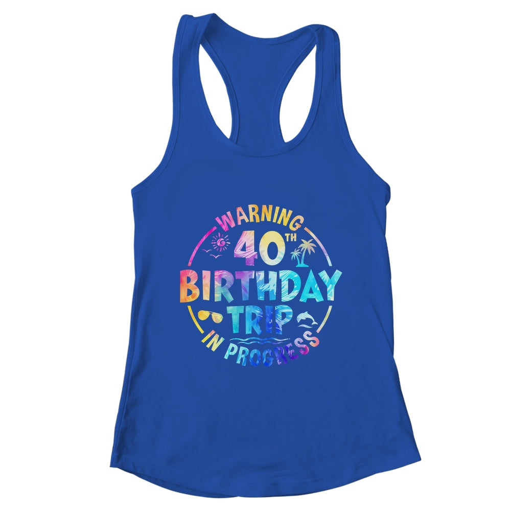 40th Birthday Trip Men Women Family 40 Years Old Birthday Shirt & Tank Top | teecentury