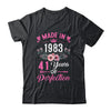 41 Birthday Decorations Women Female 41st 1983 Birthday Shirt & Tank Top | teecentury