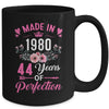 44 Birthday Decorations Women Female 44th 1980 Birthday Mug | teecentury