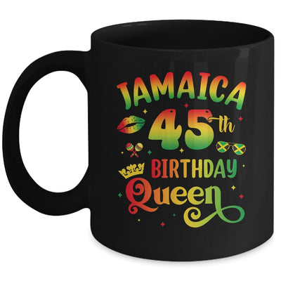 45Th Birthday Queen Jamaica Birthday Girl Matching Party Mug | teecentury