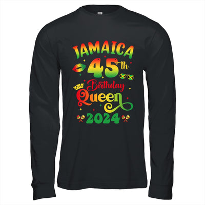 45Th Birthday Queen Jamaica Girl Matching Party 2024 Shirt & Hoodie | teecentury