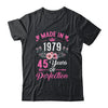 45 Birthday Decorations Women Female 45th 1979 Birthday Shirt & Tank Top | teecentury