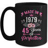 45 Birthday Decorations Women Female 45th 1979 Birthday Mug | teecentury