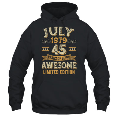 45 Years Awesome Vintage July 1979 45th Birthday Shirt & Hoodie | teecentury