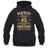 45 Years Awesome Vintage March 1980 45th Birthday Shirt & Hoodie | teecentury