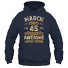 45 Years Awesome Vintage March 1980 45th Birthday Shirt & Hoodie | teecentury