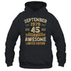 45 Years Awesome Vintage September 1979 45th Birthday Shirt & Hoodie | teecentury