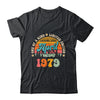 45 Years Old Awesome Since April 1979 45th Birthday Groovy Shirt & Tank Top | teecentury