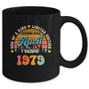 45 Years Old Awesome Since April 1979 45th Birthday Groovy Mug | teecentury