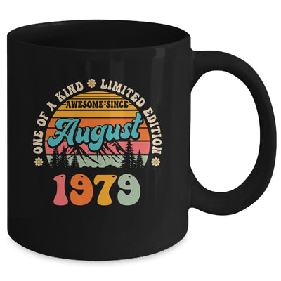 45 Years Old Awesome Since August 1979 45th Birthday Groovy Mug | teecentury
