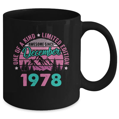 45 Years Old Awesome Since December 1978 45th Birthday Women Mug | teecentury