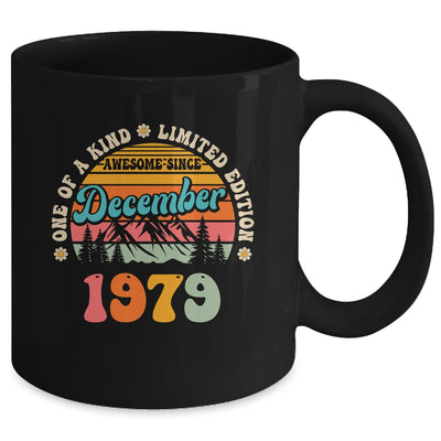 45 Years Old Awesome Since December 1979 45th Birthday Groovy Mug | teecentury