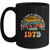 45 Years Old Awesome Since December 1979 45th Birthday Groovy Mug | teecentury