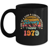 45 Years Old Awesome Since February 1979 45th Birthday Groovy Mug | teecentury