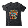45 Years Old Awesome Since May 1979 45th Birthday Groovy Shirt & Tank Top | teecentury