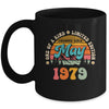 45 Years Old Awesome Since May 1979 45th Birthday Groovy Mug | teecentury