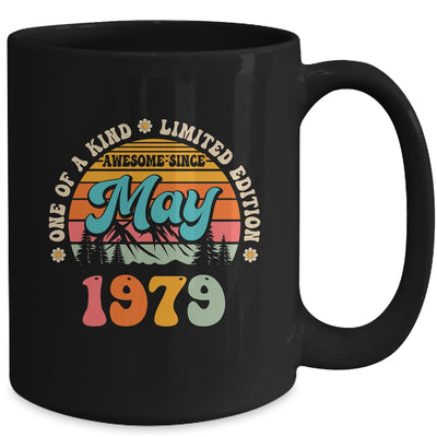 45 Years Old Awesome Since May 1979 45th Birthday Groovy Mug | teecentury