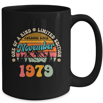 45 Years Old Awesome Since November 1979 45th Birthday Groovy Mug | teecentury