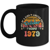 45 Years Old Awesome Since October 1979 45th Birthday Groovy Mug | teecentury