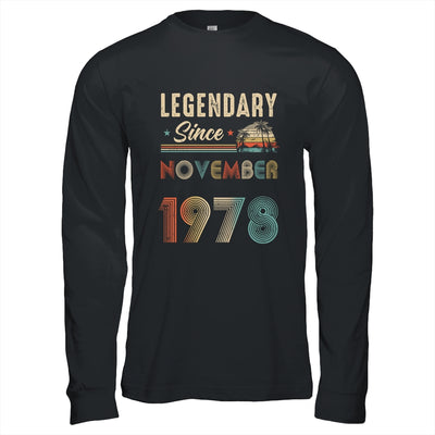 45 Years Old Legendary Since November 1978 45th Birthday Shirt & Hoodie | teecentury