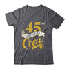 45th Birthday Crew 45th Bday Party Squad Friends Crown Funny Shirt & Tank Top | teecentury
