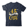 45th Birthday Crew 45th Bday Party Squad Friends Crown Funny Shirt & Tank Top | teecentury