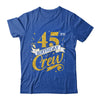 45th Birthday Crew 45th Bday Party Squad Friends Crown Funny Shirt & Tank Top | teecentury