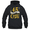 45th Birthday Crew 45th Bday Party Squad Friends Crown Funny Shirt & Tank Top | teecentury