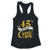 45th Birthday Crew 45th Bday Party Squad Friends Crown Funny Shirt & Tank Top | teecentury