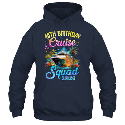 45th Birthday Cruise Squad 2026 Cruising Party Vacation Shirt & Tank Top | teecentury