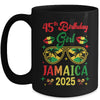 45th Birthday Girl Jamaica Vacation Party Outfit 2025 Mug | teecentury