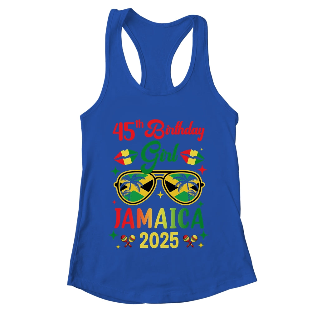 45th Birthday Girl Jamaica Vacation Party Outfit 2025 Shirt & Tank Top | teecentury