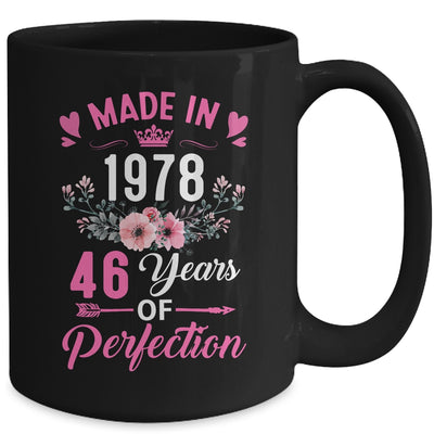 46 Birthday Decorations Women Female 46th 1978 Birthday Mug | teecentury