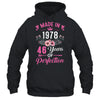46 Birthday Decorations Women Female 46th 1978 Birthday Shirt & Tank Top | teecentury
